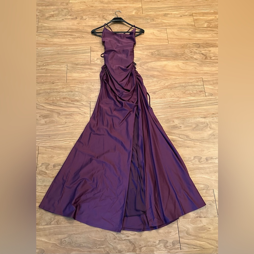 Elegant Purple Evening Gown